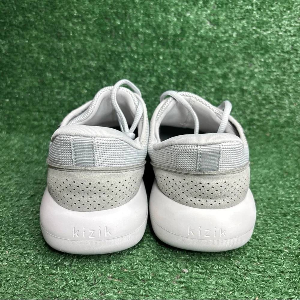 Kizik Madrid Eco-Knit Hands Free Casual Shoes Pebble Grey Womens Size 9 - NEW - Picture 4 of 10